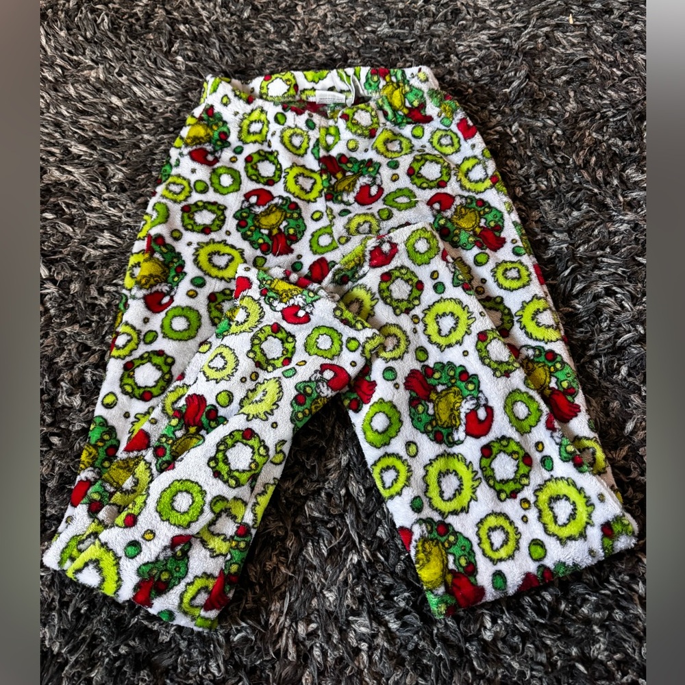 Kids Festive Pattern Pajama Bottoms